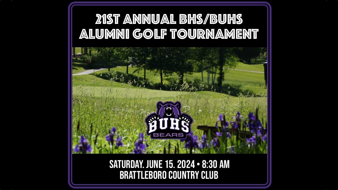 21st Annual BHS / BUHS Alumni Golf Tournament