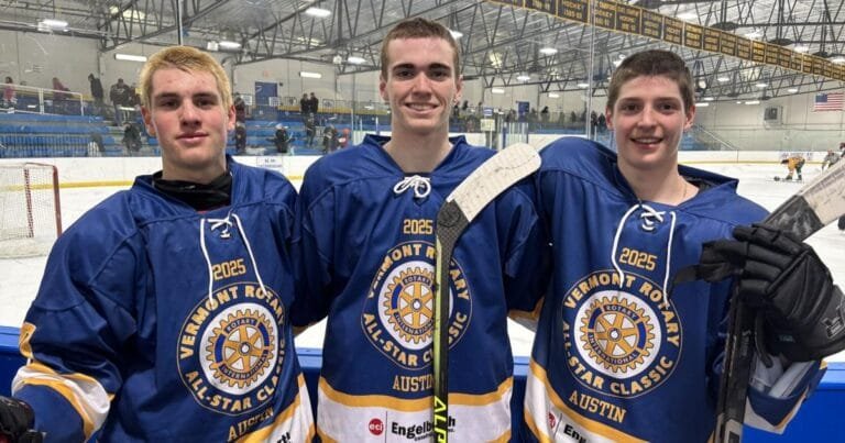 Three Bears participate in Rotary All-Star Classic at Essex Skating Facility