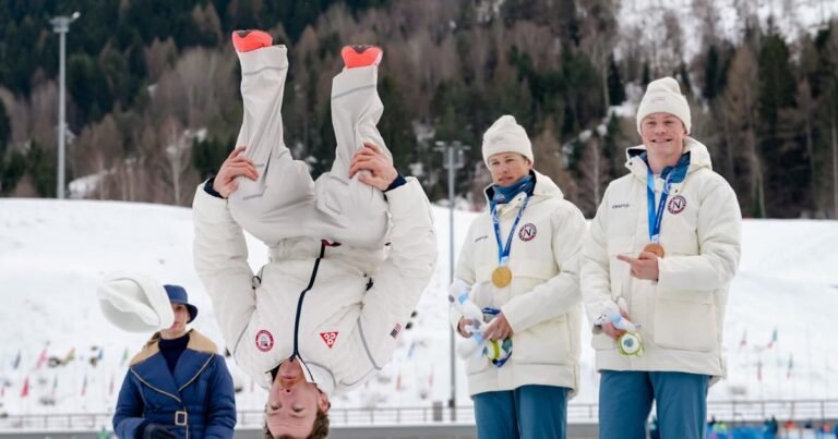 Backflip on the podium, breakthrough on the snow: Ben Ogden hails new generation of US skiers