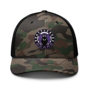 Camouflage trucker hat